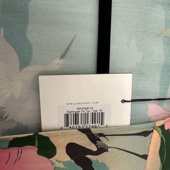 New spell nightingale crop top M & wide pants set S - Picture 8 of 16